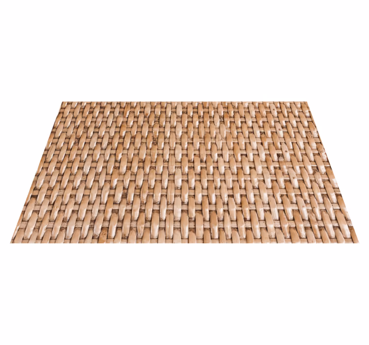 Alfombra vinílica textura Diseño clásico de imitación de fibra na - TenVinilo