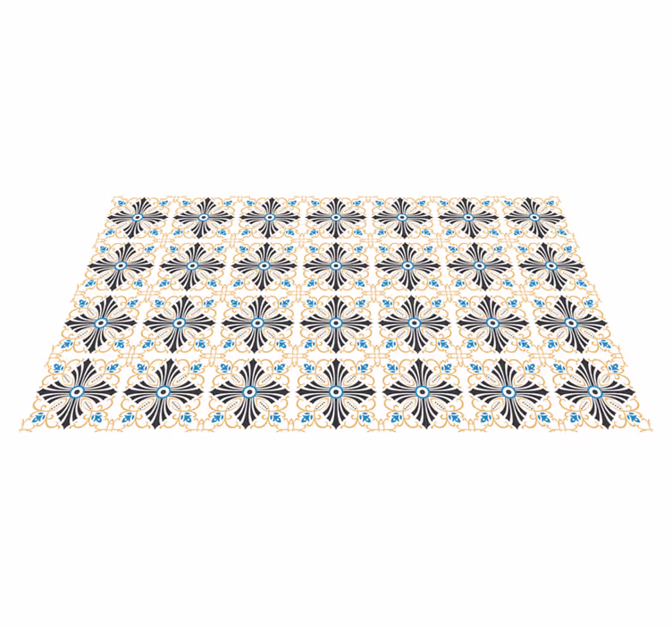 Alfombra vinílica mosaico sofisticado estilo mosaico - TenVinilo