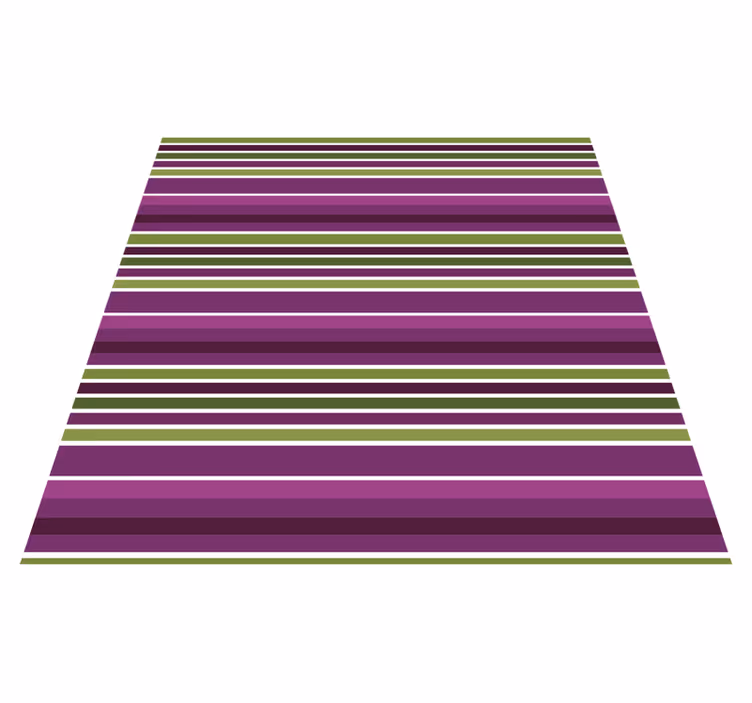 Alfombra vinílica rayas horizontal púrpura - TenVinilo