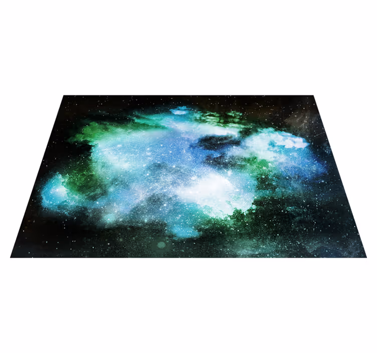 Alfombra vinílica naturaleza Lluvia cósmica muy asombrosa - TenVinilo