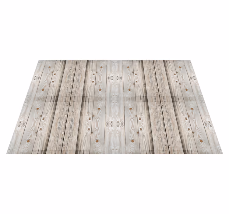 Alfombra vinílica textura madera Efecto madera de pino blanco - TenVinilo
