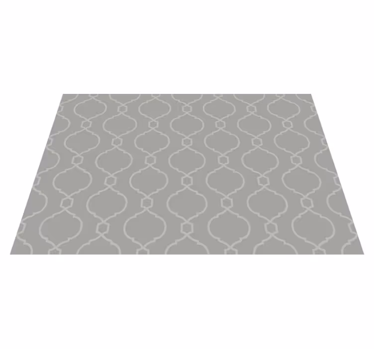Alfombra vinílica hidráulica estampado geométrico elegante - TenVinilo