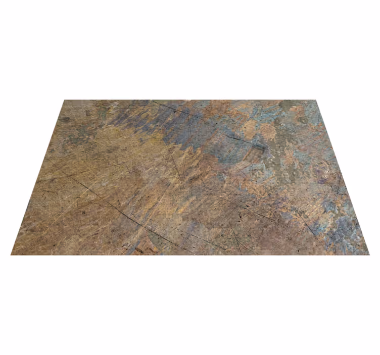 Alfombra vinílica salón Decoración industrial efecto cemento - TenVinilo