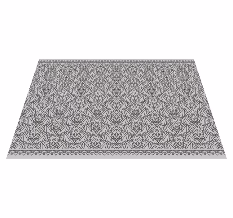 Alfombra vinílica mandala simetría mandala - TenVinilo