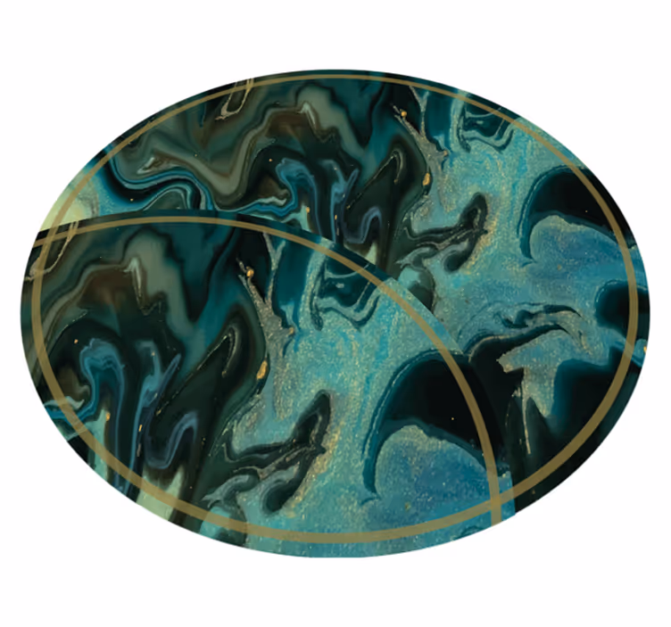Alfombra vinílica imitación mármol patrón jaspeado abstracto - TenVinilo