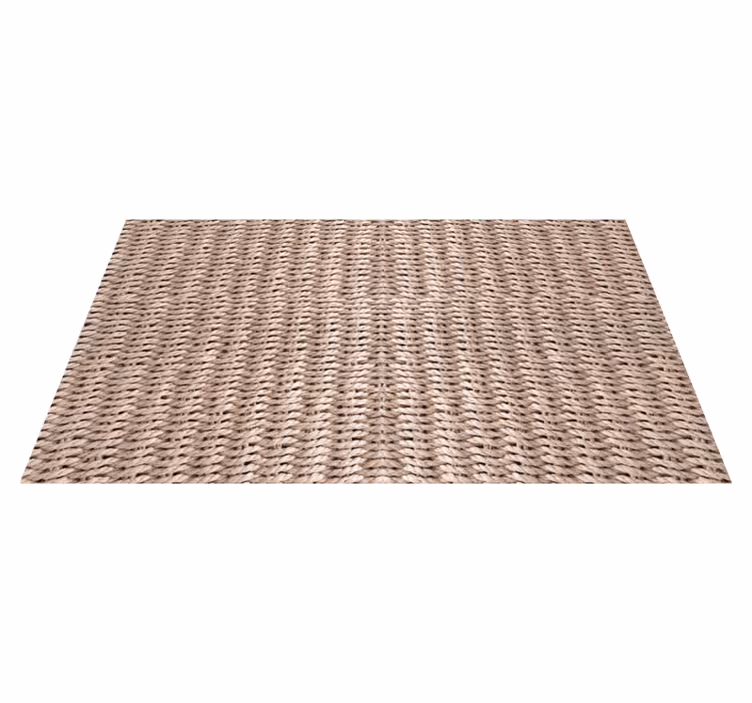 Alfombra vinílica étnica textura carrizo - TenVinilo