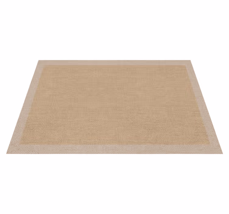 Alfombra minimalista natural beige teplon - TenVinilo