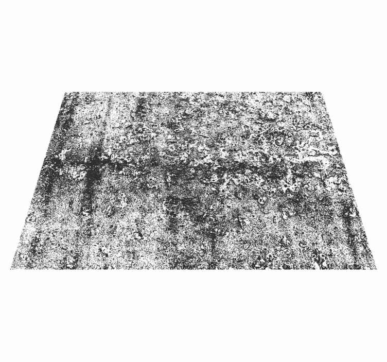 Alfombra vinílica comedor gris descolorido - TenVinilo