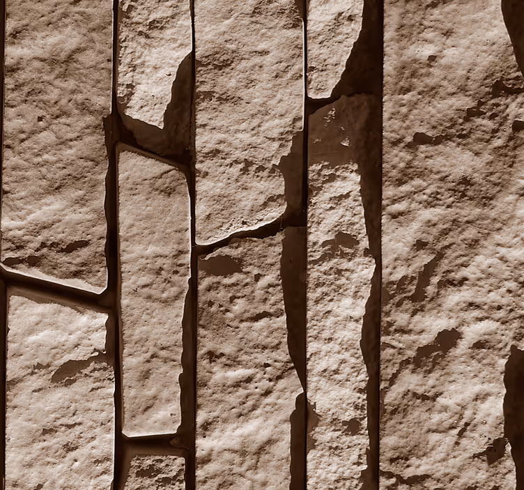 Papel tapiz textura efecto piedra apilada - TenVinilo