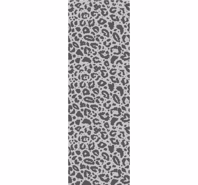 Papel tapiz leopardos estilo de impresión gris - TenVinilo