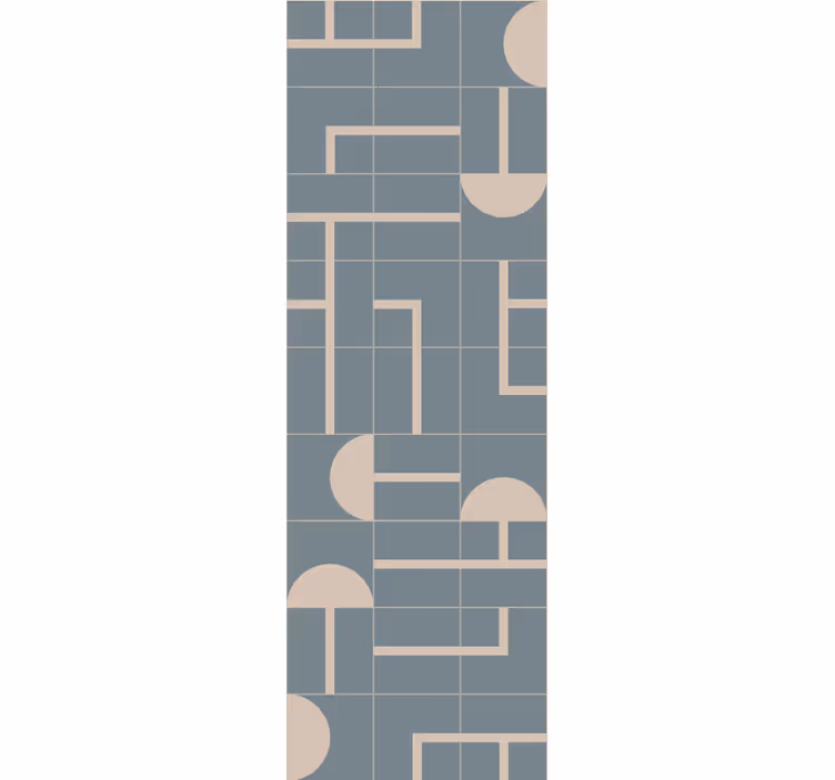 Papel tapiz geométrico formas elegantes de color beige - TenVinilo