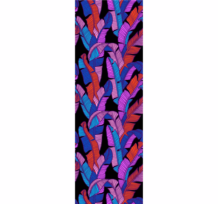 Papel tapiz floral gran motivo vibrante - TenVinilo