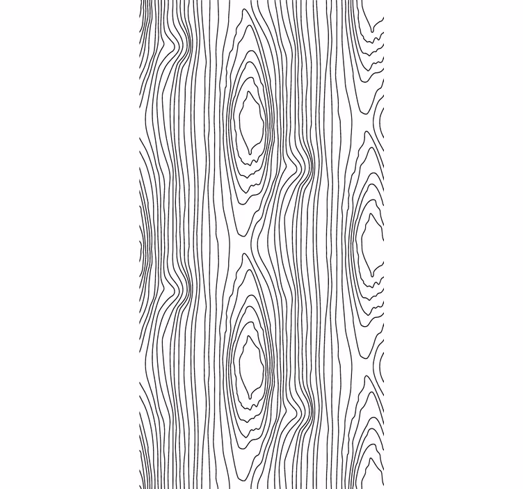 Papel tapiz madera anillos de árboles lineales - TenVinilo