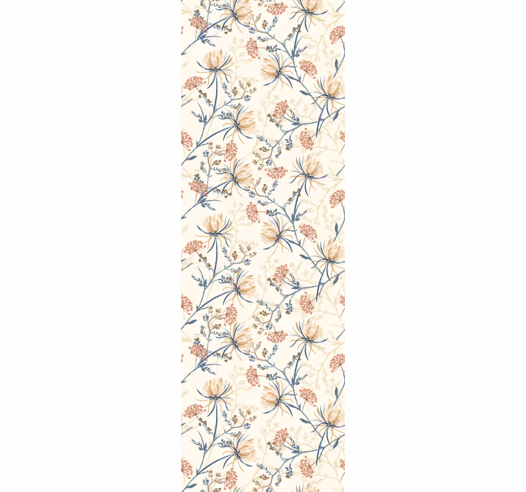 Papel tapiz flores arreglo floral floreciente - TenVinilo