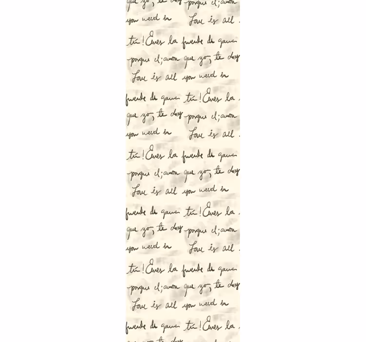 Papel tapiz letras citas de amor escritas a mano - TenVinilo