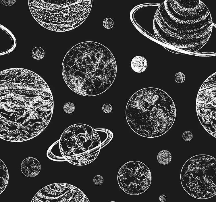 Papel tapiz estrellas exploración de los cuerpos celestes - TenVinilo