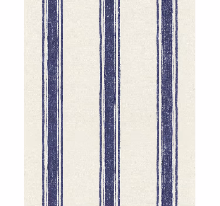 Papel pintado geométrico líneas verticales azul marino - TenVinilo