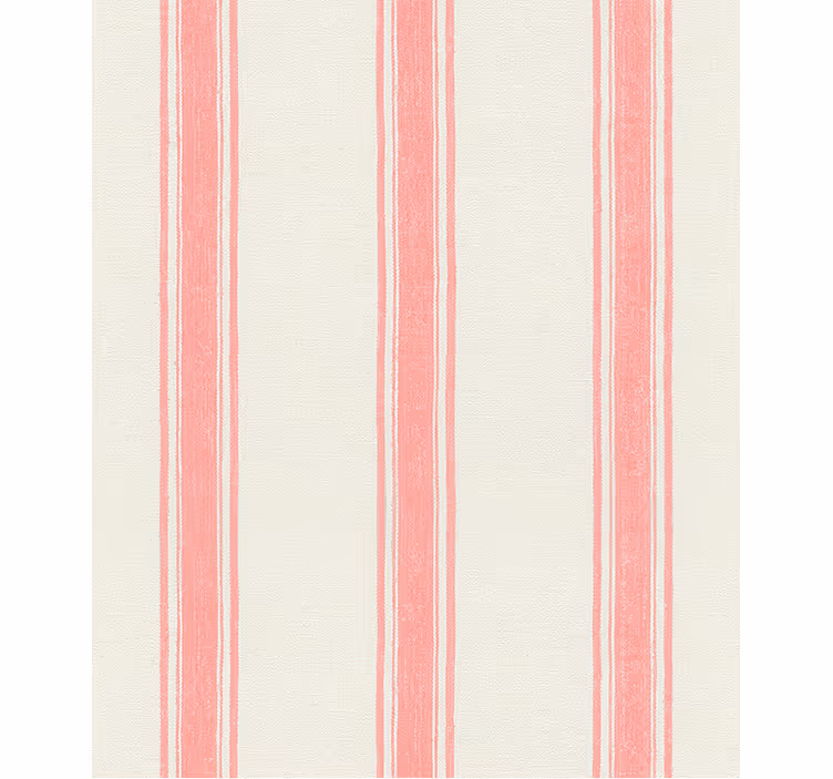 Papel pintado geométrico líneas verticales rosa pastel - TenVinilo
