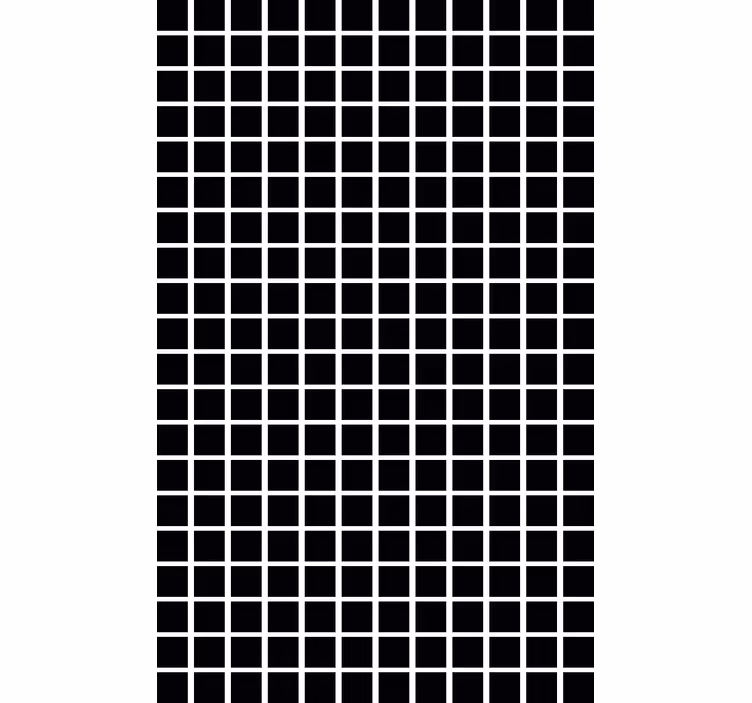 Papel tapiz geométrico escala de cuadrados grises - TenVinilo