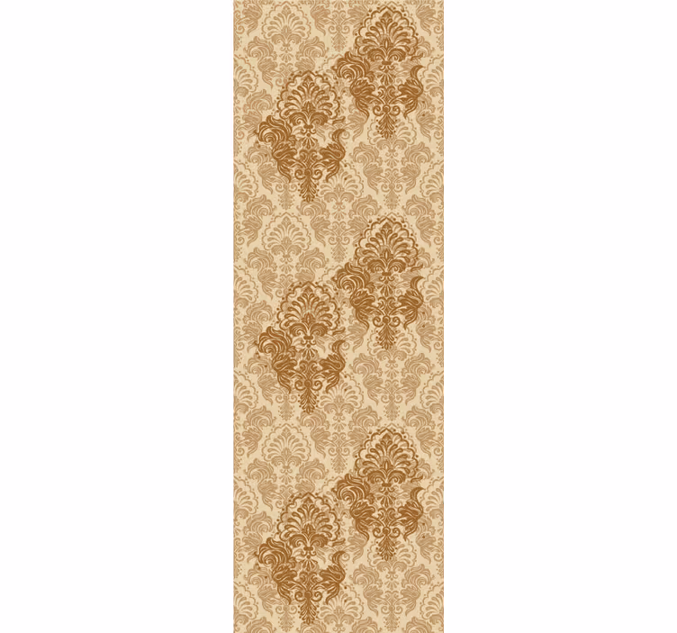 Papel tapiz ornamental patrón desvanecido cálido - TenVinilo