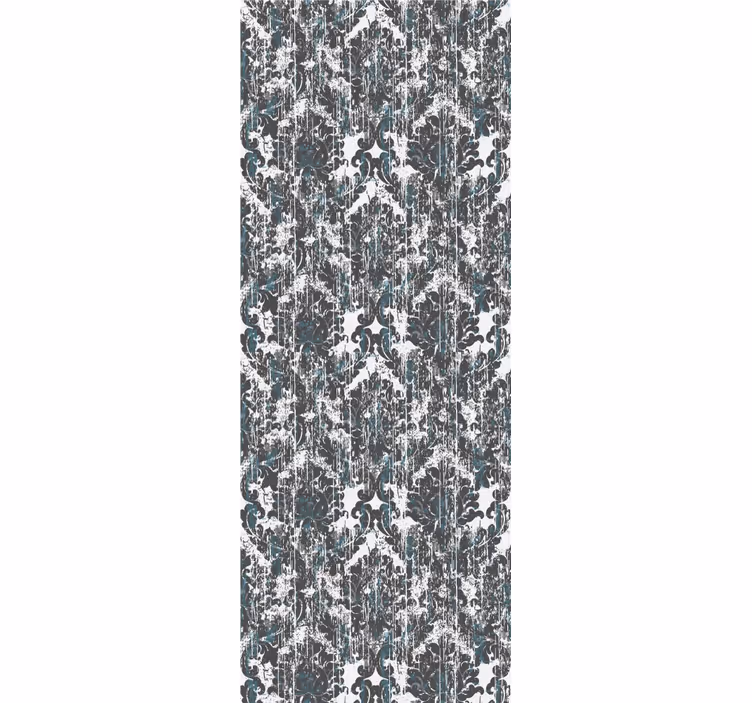 Papel tapiz ornamental en tonos grises antiguos - TenVinilo