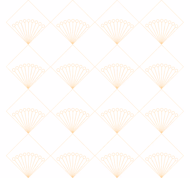 Papel tapiz para sala art déco blanco - TenVinilo