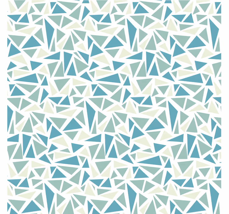 Papel tapiz para sala mosaico retro verde - TenVinilo