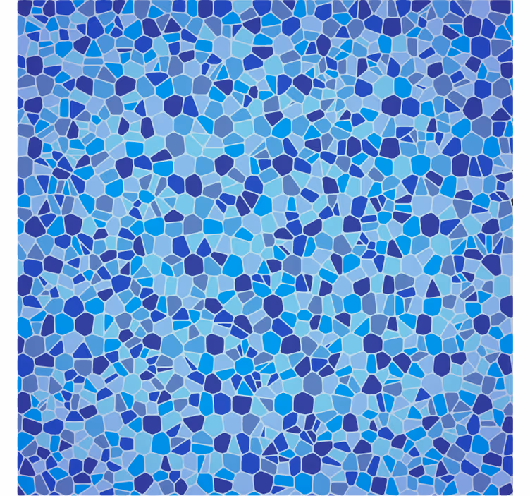 Papel tapiz textura efecto mosaico azul - TenVinilo