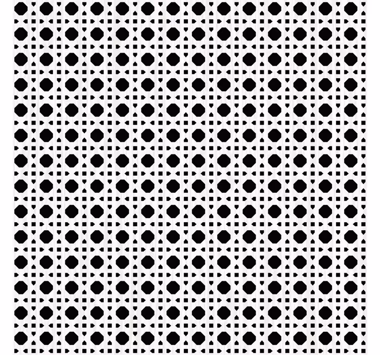 Papel tapiz textura canage en blanco y negro - TenVinilo