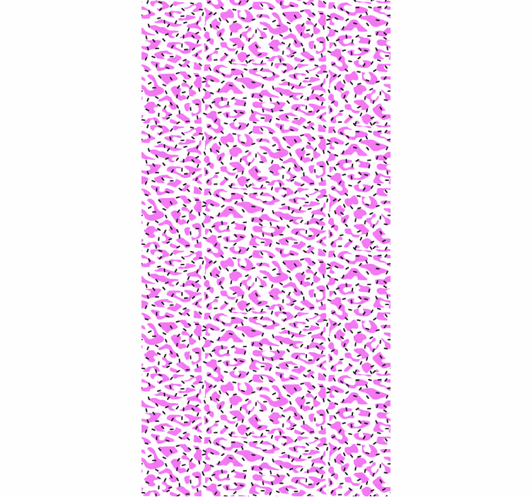 Papel tapiz animales patrón de leopardo fucsia - TenVinilo