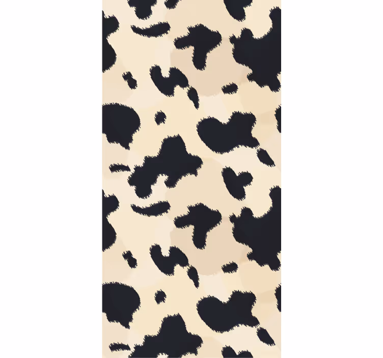 Papel tapiz animales patrón de manchas de vaca - TenVinilo
