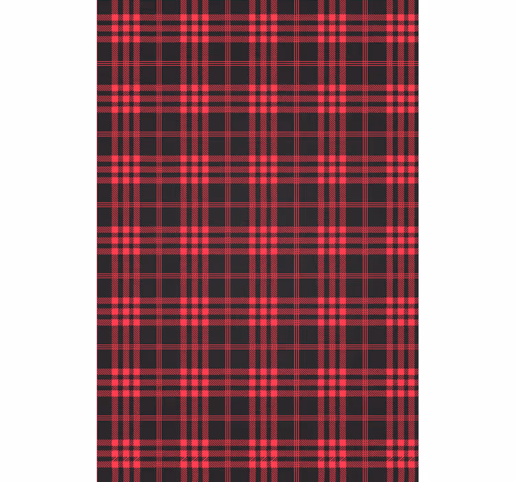 Papel tapiz navidad patrón tartán navideño - TenVinilo