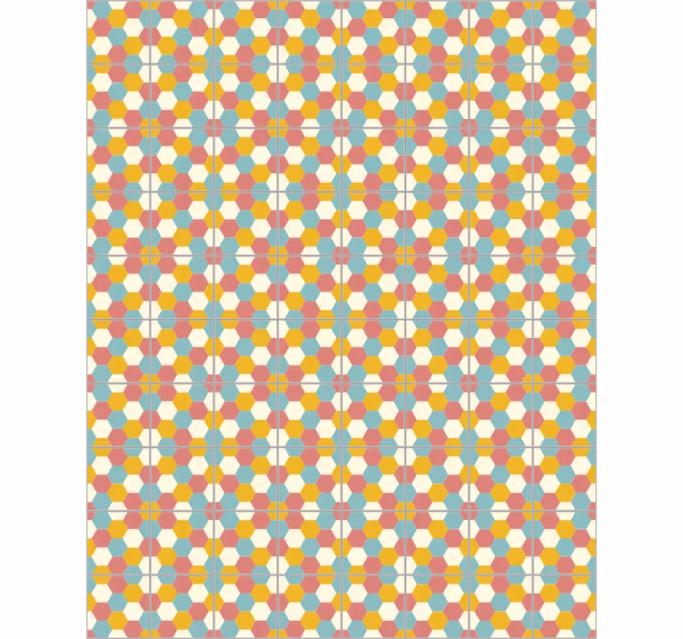 Papel tapiz oficina diseño geométrico - TenVinilo