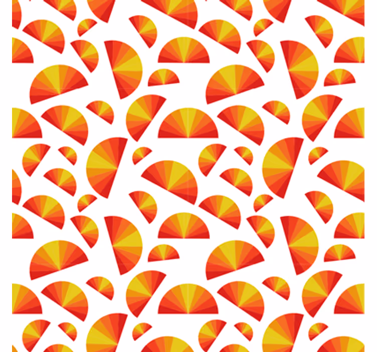 Papel tapiz geométrico motivo circular array - TenVinilo