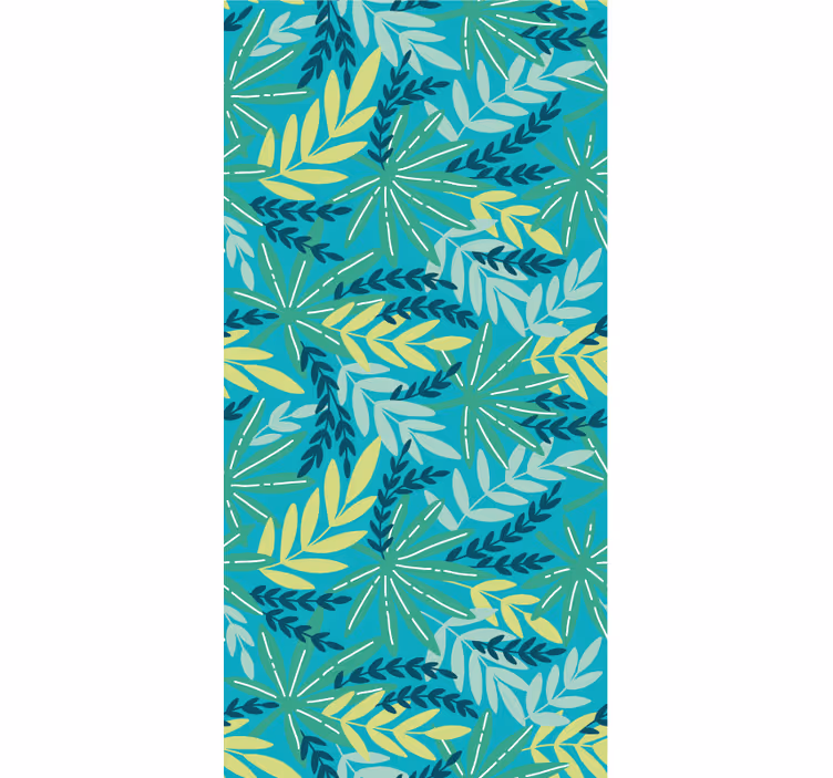 Papel tapiz naturaleza paleta tropical frondosa - TenVinilo