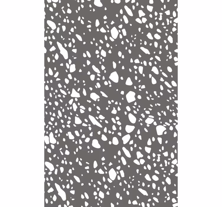 Papel tapiz textura terrazo gris y blanco - TenVinilo