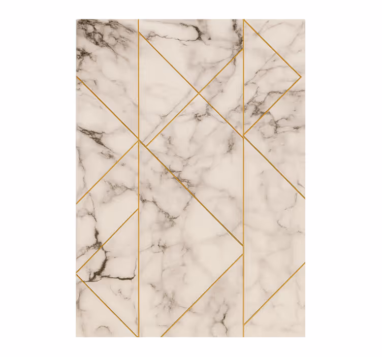 Papel tapiz mármol diseño elegante en cuadrícula - TenVinilo