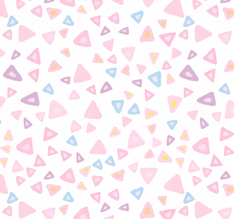 Papel tapiz azulejos estilo kawaii en tonos pastel - TenVinilo