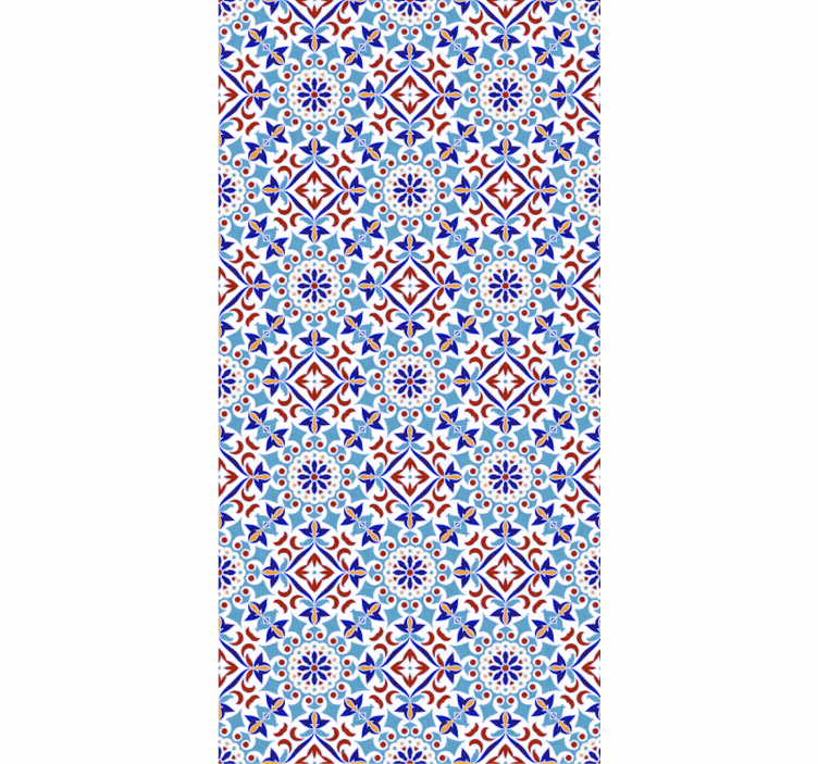 Papel tapiz azulejos diseño cerámico - TenVinilo