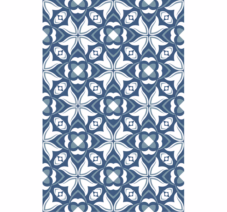 Papel tapiz azulejos elementos botánicos elegantes - TenVinilo