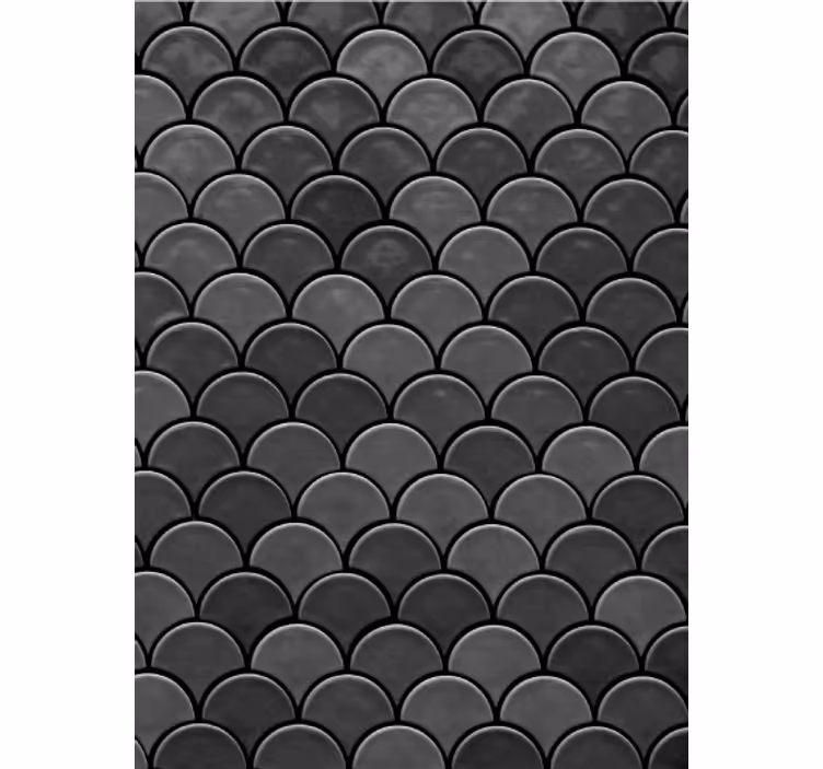 Papel tapiz para sala escamas negras - TenVinilo