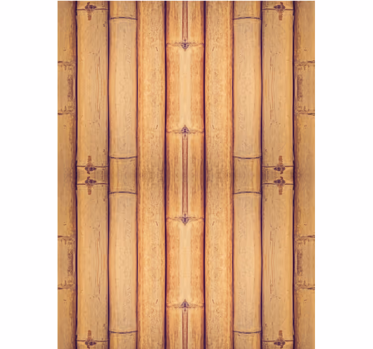 Papel tapiz para sala efecto textura de madera bambú - TenVinilo