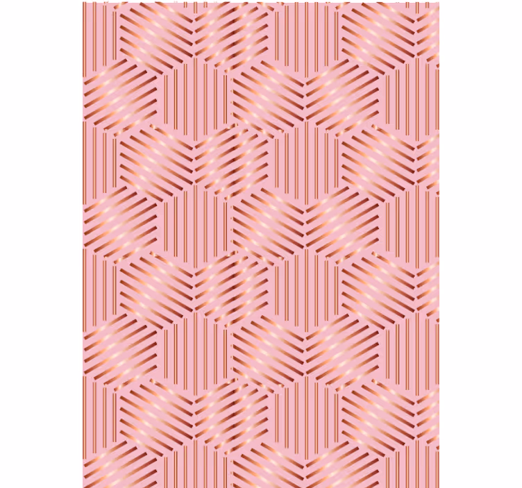 Papel tapiz para sala diseño geométrico - TenVinilo