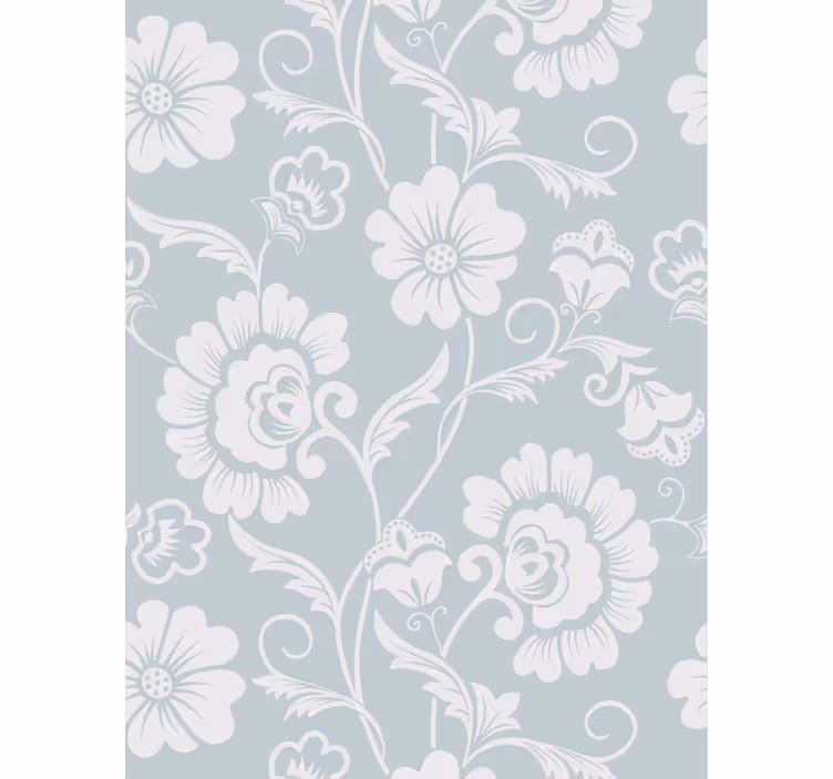 Papel tapiz para sala diseño floral elegante - TenVinilo