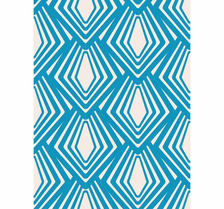 Papel tapiz geométrico patrón de diamantes geométrico - TenVinilo
