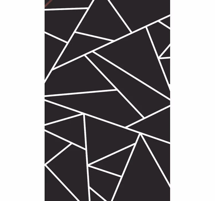 Papel tapiz geométrico disposición angular abstracta - TenVinilo