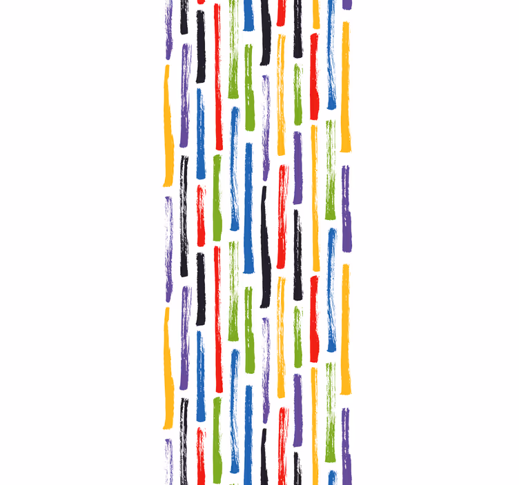 Papel tapiz moderno patrón colorido - TenVinilo