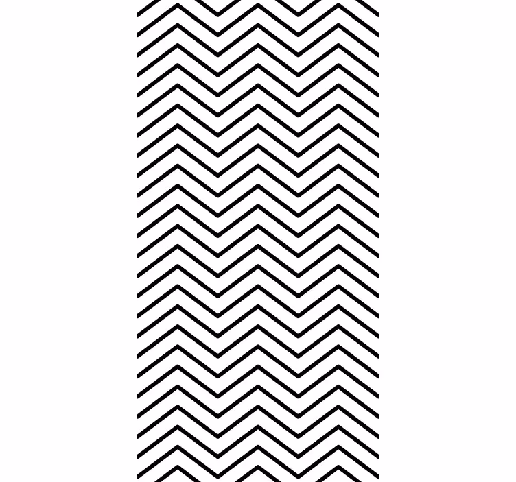 Papel tapiz moderno diseño a rayas en zigzag - TenVinilo