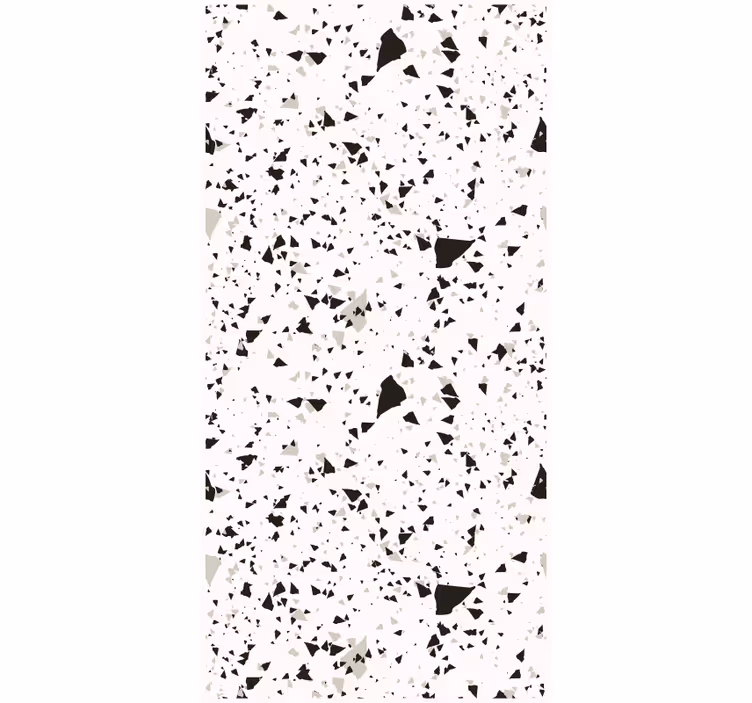 Papel tapiz cocina terrazo gris blanco y negro - TenVinilo
