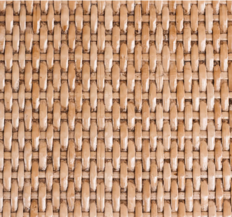 Papel tapiz baño patrón tejido natural - TenVinilo